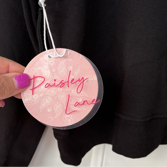 •Paisley Lane• Girl’s NWT Quarter-Zip Sweatshirt - Size 10 - Picture 6 of 8